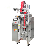 Machine de remplissage automatique multifonctionnelle pour sachets triangulaires de sauce tomate, ketchup et jus en petits sachets, machine d'emballage et de fabrication