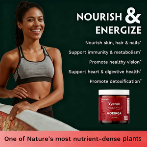 Les capsules organiques de Moringa de soutien immunitaire OEM/ODM stimulent le métabolisme énergétique favorisent la détoxification Capsules de Moringa - Product Image 4