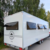 Remorque de bureau portable personnalisée avec salle de bain Remorque de bureau de chantier Espace de travail mobile pour chantier ou événements