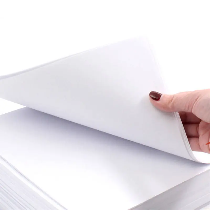 กระดาษพิมพ์ Sinosea คุณภาพสูง 70 แกรมกระดาษออฟเซตพิมพ์สีขาวไร้ไม้ด้าน