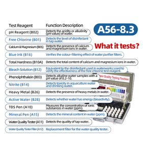 공장 맞춤형 수질 테스트 미터 및 시약 수족관 풀 테스트 키트 판매/담수 양식 테스트 - Product Image 2