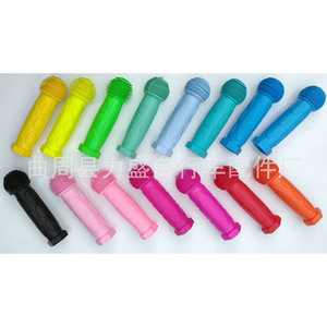 Poignées de guidon micro pour vélos d'enfants, 22,2 mm, TPR, antidérapantes, accessoires colorés - Product Image 4