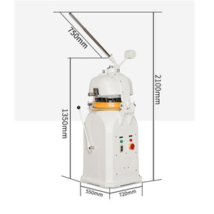 Máquina Cortadora <span class=keywords><strong>y</strong></span> Divisora de Masa para <span class=keywords><strong>Pizza</strong></span> Poweradd Bakery, Capacidad de 30/36 Piezas/Vez, Potencia de 0.75-1.5KW, Peso de 110KG, Distribución Uniforme del Peso - Product Image 3