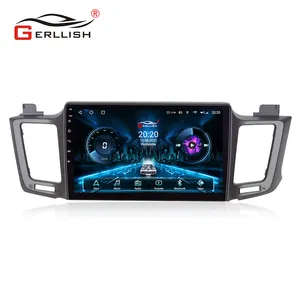 Gerllish android car dvd player touch screen for toyota RAV4 2013 - 2018 with gps navigation Support the original camera