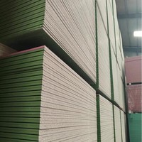 Panneaux muraux ignifuges et résistants à l'humidité, plaques de plâtre, surface en papier, surface en plâtre, plaques de ciment