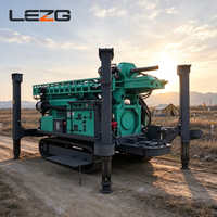Offre Spéciale : Foreuse sur chenilles pour puits d'eau, machine de forage DTH pour puits de 180m, 200m, 300m