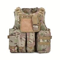 Gilet Armure Multifonctionnelle CP Camo Airsoft Gilet Extérieur Escalade Chasse Gilets