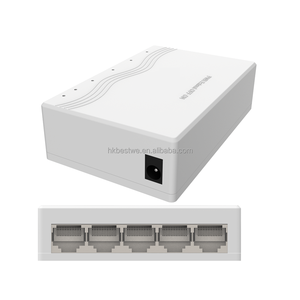 Good Price 5-Port Plastic Shell Desktop Network Switch 10/100Mbps 5RJ45 Ethernet Unmanaged Switch - Product Image 1