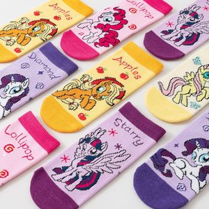 Wz66 mùa thu mùa đông phụ nữ và trẻ em <span class=keywords><strong>c</strong></span>ủa Little cho Pony cotton vớ khử mùi Crew Chiều cao <span class=keywords><strong>d</strong></span>ệt kim thiết kế cho trẻ em gái và trẻ sơ sinh - Product Image 4