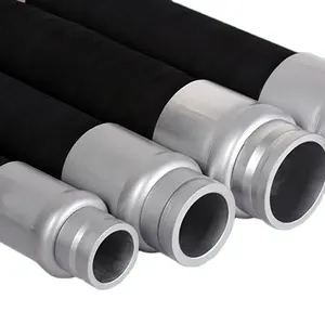 Concrete Pump Delivery Hoses, 4 Steel Wire Layers Rubber Hose With SK/MF/ZX/HD Couplings
