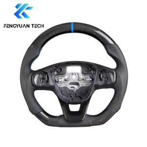 Volante de Fibra de Carbono Forjado para Volkswagen <span class=keywords><strong>St</strong></span> <span class=keywords><strong>Line</strong></span> Mk3 Mk2.5 Mk2 <span class=keywords><strong>Seat</strong></span> <span class=keywords><strong>Leon</strong></span> Mk3 T6.1 T6 Golf Mk7 Mk6 gti Mk8 R Mk4 - Product Image 4