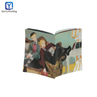 Livre de manga à couverture rigide ou souple pour enfants, service d'impression personnalisé avec bord doré