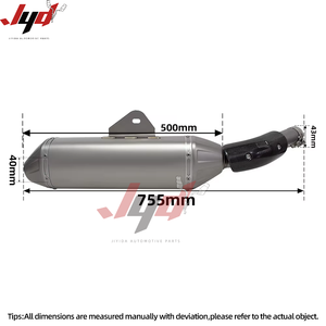 Silencieux d'échappement TENERE700 pour <span class=keywords><strong>Yamaha</strong></span> <span class=keywords><strong>T7</strong></span> T700 XTZ690 Tenere 700 2019-2026, tube de sortie d'échappement <span class=keywords><strong>moto</strong></span> à enfiler - Product Image 4
