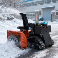 Déneigeuse télécommandée 1000 mm, souffleuse et charrue à neige, moteur Loncin 420cc 15HP EPA, nettoyeur de pistes pour zones de stationnement