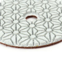 Disques de polissage diamantés OEM 4 pouces 3 étapes pour le polissage du granit et du quartz