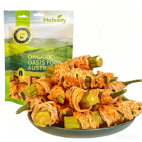 Fabricant d'aliments pour chiens personnalisés : Okra au poulet pour une meilleure digestion et une haleine fraîche