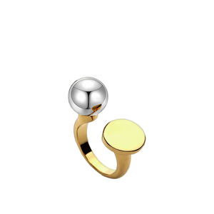 Anelli Impilabili Personalizzati in Acciaio Inox 316 con Logo Inciso, Produzione in Piccoli Lotti, Prezzo di Fabbrica, Anelli per Coppie in Acciaio all'Ingrosso - Product Image 1