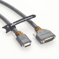 PoCL Camera Link MDR26 a SDR26 Conjunto de cable de cadena de arrastre macho para tarjeta receptora de captura de marco de visión artificial AVT Dalsa CCD