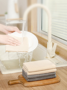 Microfiber Corn Kernels Cleanina <b>Cloth</b> for Kitchen Home Office Dust Suction Lint-Free Streak-Free <b>Dusting</b> <b>Cloths</b> - Product Image 4