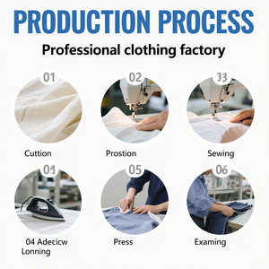 Sudadera de cuello alto personalizada con bordado, de algodón suave, estilo streetwear, jersey oversize de forro polar para mujer - Product Image 3