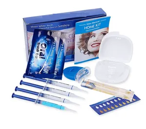 Kit de blanchiment des dents, avec Logo privé 25% HP/CP/NP/PAP, Instruments dentaires avec gel d'hydrogène, soins buccaux, accessoire pour les dents, disponible en blanc, 35% HP