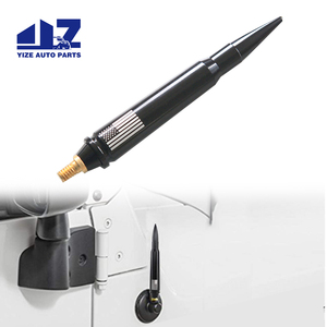 Mât d'antenne de balle pour <span class=keywords><strong>Jeep</strong></span> Wrangler <span class=keywords><strong>TJ</strong></span> JK JL JT Gladiator JT accessoires remplacement d'antenne Radio motif de drapeau américain - Product Image 2