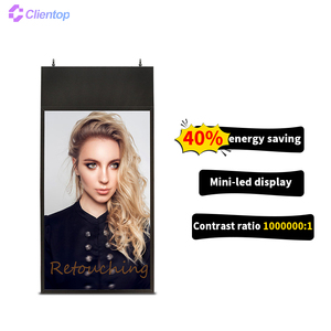 Affichage numérique LCD à rétroéclairage dynamique Mini LED mural de 55 pouces, 160 zones, économie d'énergie de 40%, affichage publicitaire pour café-bar - Product Image 1