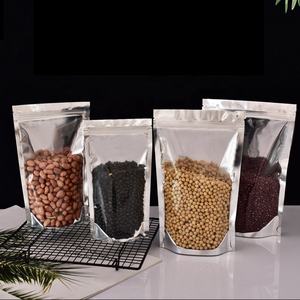 ถุงอาหารพลาสติกฟอยล์อลูมิเนียมใสด้านหน้าพิมพ์ลายแบบกำหนดเองมีซิปล็อคถุงซิปล็อคเปิดปิดได้กันความชื้นถุงอาหารพลาสติก - Product Image 3