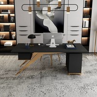 Commode de bureau moderne haut de gamme avec tiroirs – Meuble de bureau durable en bois et métal pour immeuble de bureaux, villa, maison – Écologique