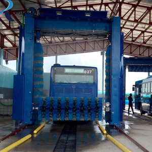 Máquina de Lavado de Autobuses Eléctrica Económica, Sistema de 2 Cepillos, Limpiador Automático de Rodillos Verticales y Horizontales de un Solo Lado para Pequeñas Flotas - Product Image 4