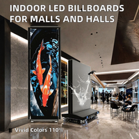 Affichages LED pour usage intérieur dans les centres commerciaux et les salles d'exposition avec une luminosité de 1000 cd et un rapport de contraste de 5000:1
