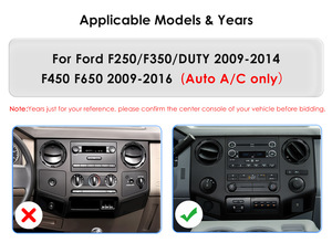 Radio con Pantalla Táctil Android de 9.7 Pulgadas CARUPEZ para Ford F250/F350/Duty/F450/F650 2009-2016, GPS, Cámara de Reversa, 1 Año de Garantía, 8 Núcleos, 7862S, Tarjeta SD - Product Image 3
