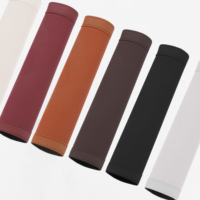 Housse de ceinture de sécurité en cuir, protection d'épaule toutes saisons, coussinet anti-frottement étendu, ajustement universel pour BMW Toyota Nissan Tesla