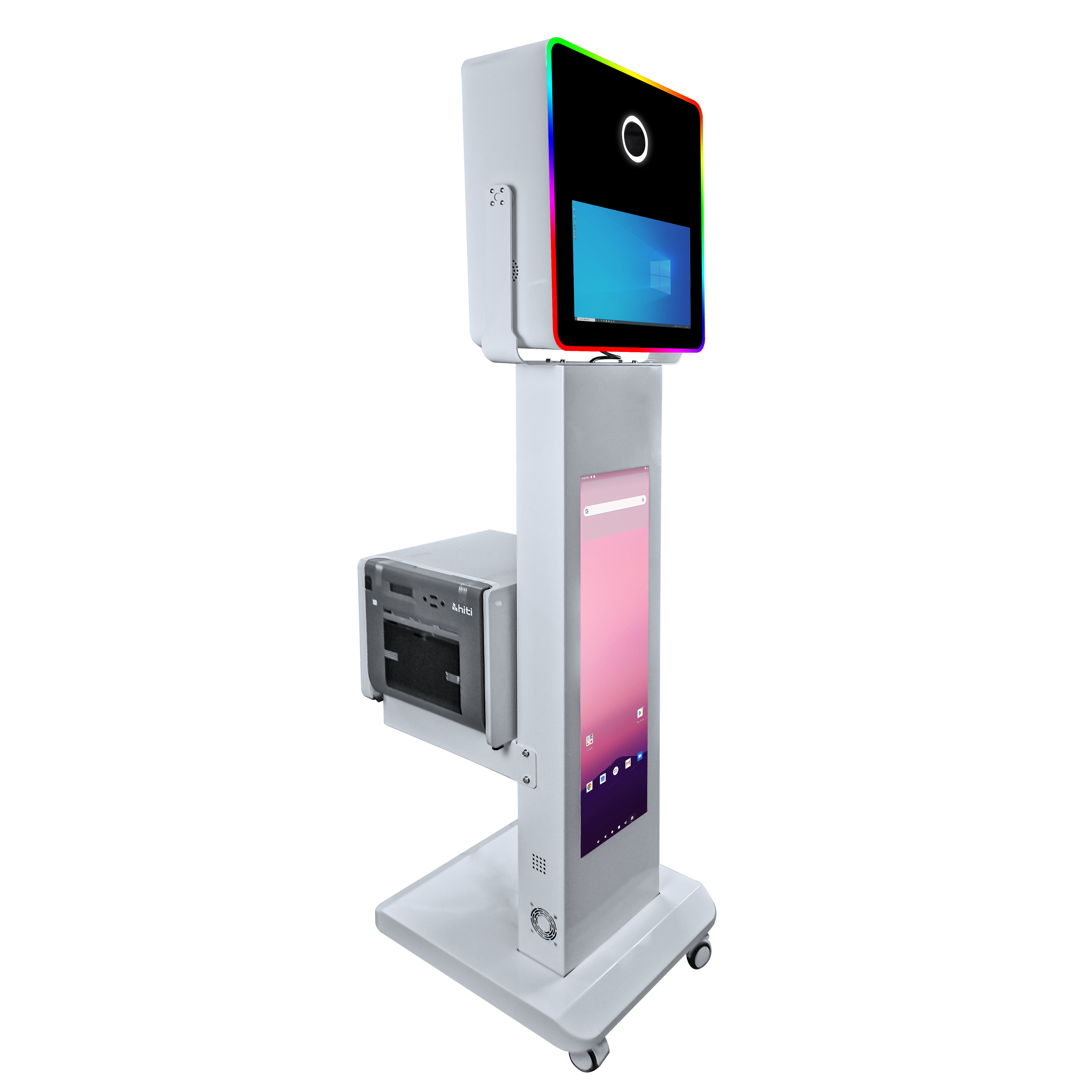 High Resolution Dslr Camera Light Weight <strong>Photo</strong> Booth <strong>Kiosk</strong> With LCD Stand , Printer and Stand Available