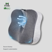 Coussin de siège en mousse à mémoire de forme JIYIMEI, best-seller, respirant, ergonomique, pour le bureau et la voiture, soulagement de la sciatique et des douleurs dorsales