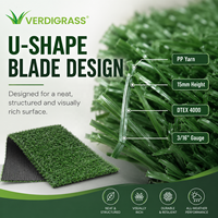 Panneau de clôture en lierre artificiel souple haute densité 15 mm en PP pour la décoration de jardin et de balcon, résistant aux UV et durable