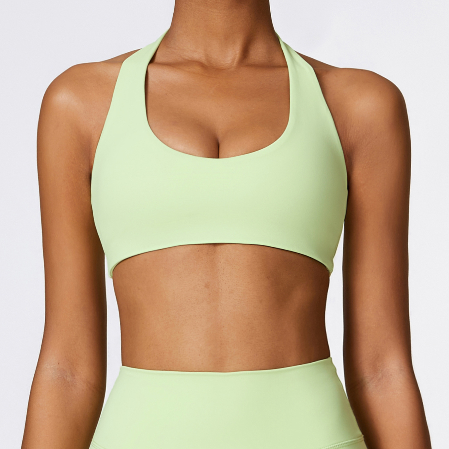 High Quality U Neck Yoga Bra Sports Bras for Women Custom Fitness Workout Gym Sexy Backless Bra Gym Crop Top