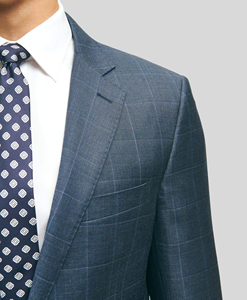 Chaqueta de <span class=keywords><strong>2</strong></span> piezas para hombre Blazer Pant Checker Slim Fit Regular Fit Suit <span class=keywords><strong>Prom</strong></span> Groomsman Trajes DE BODA Set para hombres - Product Image 3