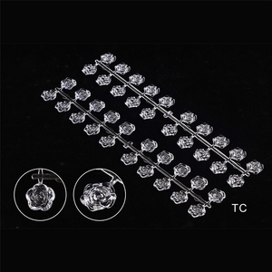 Nuancier d'échantillons de perles à ongles en cristal pour la présentation des couleurs et la pratique du nail art - Product Image 5