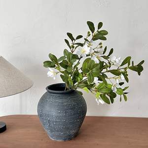 Fleurs artificielles, feuilles de myrte, blanc, rose clair, violet clair, haute simulation, décoration intérieure, accessoires de mariage - Product Image 3