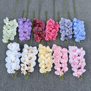 Offre Spéciale : Orchidées Artificielles Réalistes en Soie Blanche Faites à la Main – Tiges de Fleurs pour Mariage, <span class=keywords><strong>D</strong></span>écoration Maison et Fête des Mères - Product Image 2
