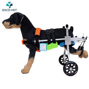 ESCOVET Silla de 2 Ruedas Ajustable Personalizada <span class=keywords><strong>Para</strong></span> Mascotas Discapacitadas Piernas Traseras Movilidad Silla de Ruedas <span class=keywords><strong>para</strong></span> <span class=keywords><strong>Perros</strong></span> - Product Image 1