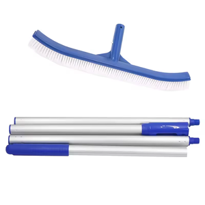 Gran oferta de cepillo de piscina suave para eliminar algas sobre el suelo cepillo de piscina y poste de aluminio extensible - Product Image 3