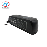 Batterie longue portée Hailong Shark Case pour vélo électrique 48V10.4Ah, pack de batteries au lithium 18650, 1000 cycles