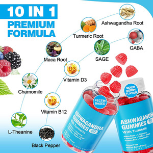 <strong>Wholesale</strong> Custom Private Label Male Enhancement Dominator Gummies Sleep <strong>Health</strong> Ashwagandha Gummies <strong>Supplement</strong> for Men and Women - Product Image 4