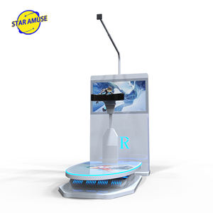 เครื่องจำลอง VR สำหรับออกกำลังกายในร่ม เกมวิดีโอเสมือนจริง พร้อมแท่นลอยฟ้าสำหรับเล่นกีฬาในสนามกีฬา สนามบิน และการเดินทาง ทำจากโลหะ - Product Image 4