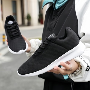 Scarpe da corsa sportive casual versatili da uomo in rete, taglia 48, grandi, per coppia - Product Image 5