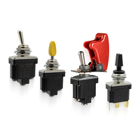 Interrupteur à bascule RGB Changjiang CJK-TS1 250V étanche IP67 en nylon 15A/20A 12V tension maximale SPST 3P 12mm à visser pour équipement électrique