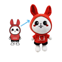 Jouets en peluche personnalisés OEM/ODM, rembourrage en coton PP, matériau en coton, certifiés EN71/GRS/CPC, taille 11-30 cm, pour les 14 ans et plus, unisexe