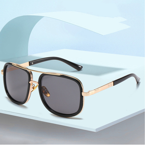 Lunettes de soleil carrées en métal, style punk laser, design italien, pour hommes, tendance, authentiques, mode 2026 - Product Image 2